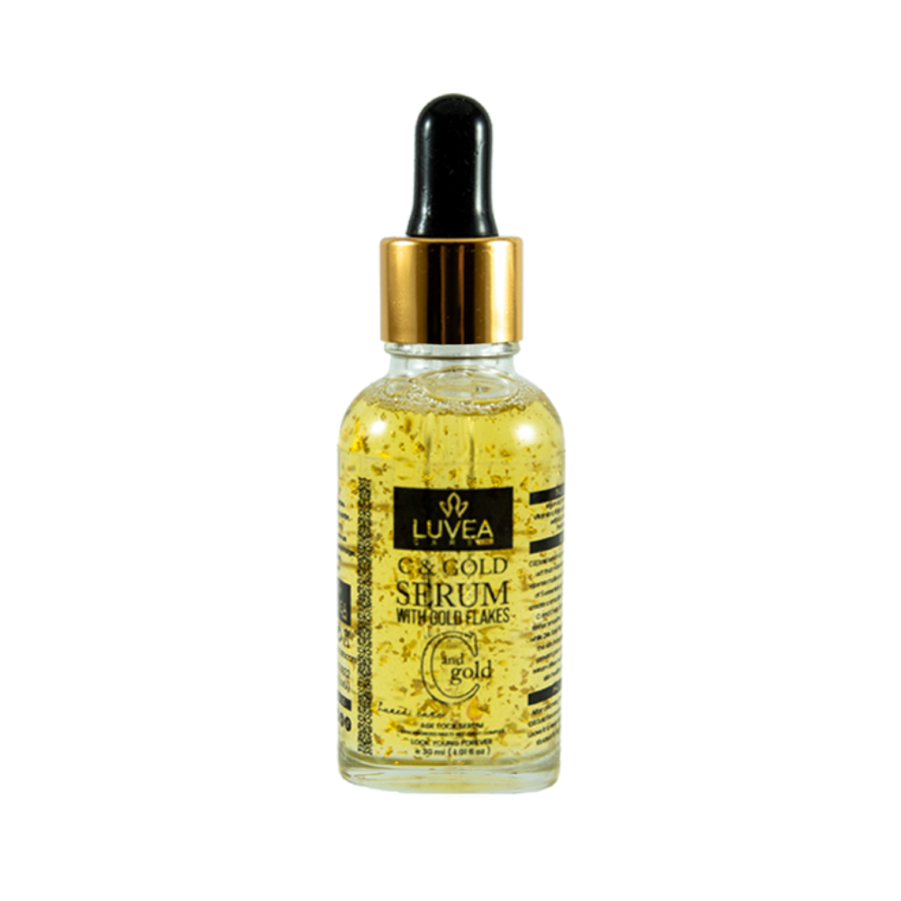 C & Gold Serum with Gold Flakes