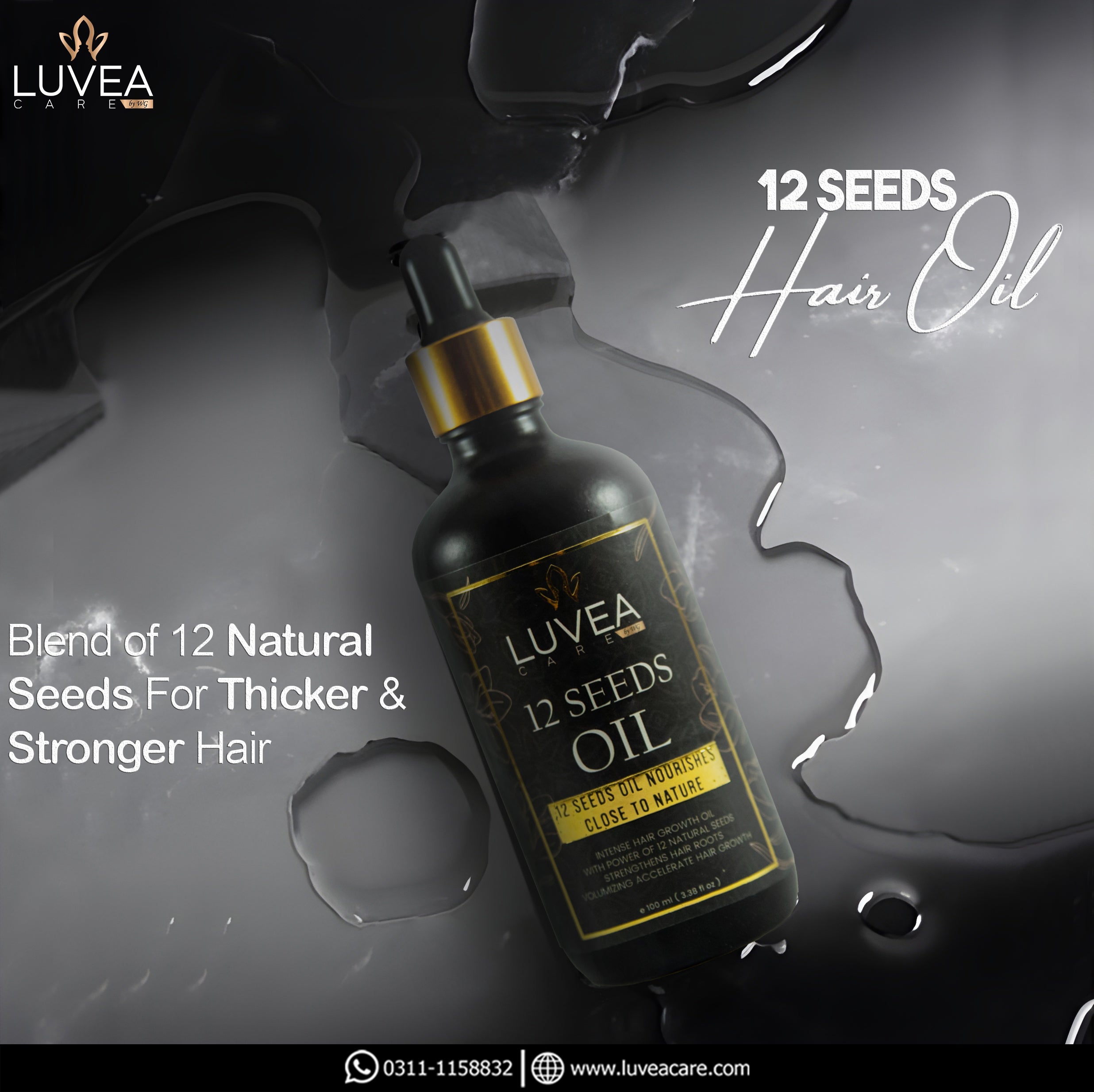 12 Seeds Hair Oil